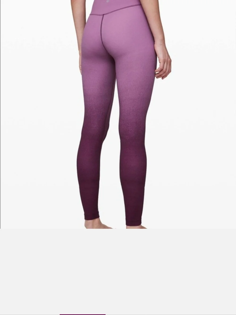 Lululemon Align Leggings Purple Spray Ombré 28” Size 4 High Rise Yoga